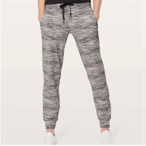 lululemon athletica Pants - Lululemon Ready To Rulu Jogger Sweatpants Space Dye Camo Black Size 4